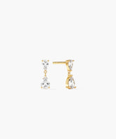 Ada Double Pear Drop Earrings
