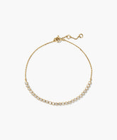 Lab Grown Sapphire Half Tennis Bracelet