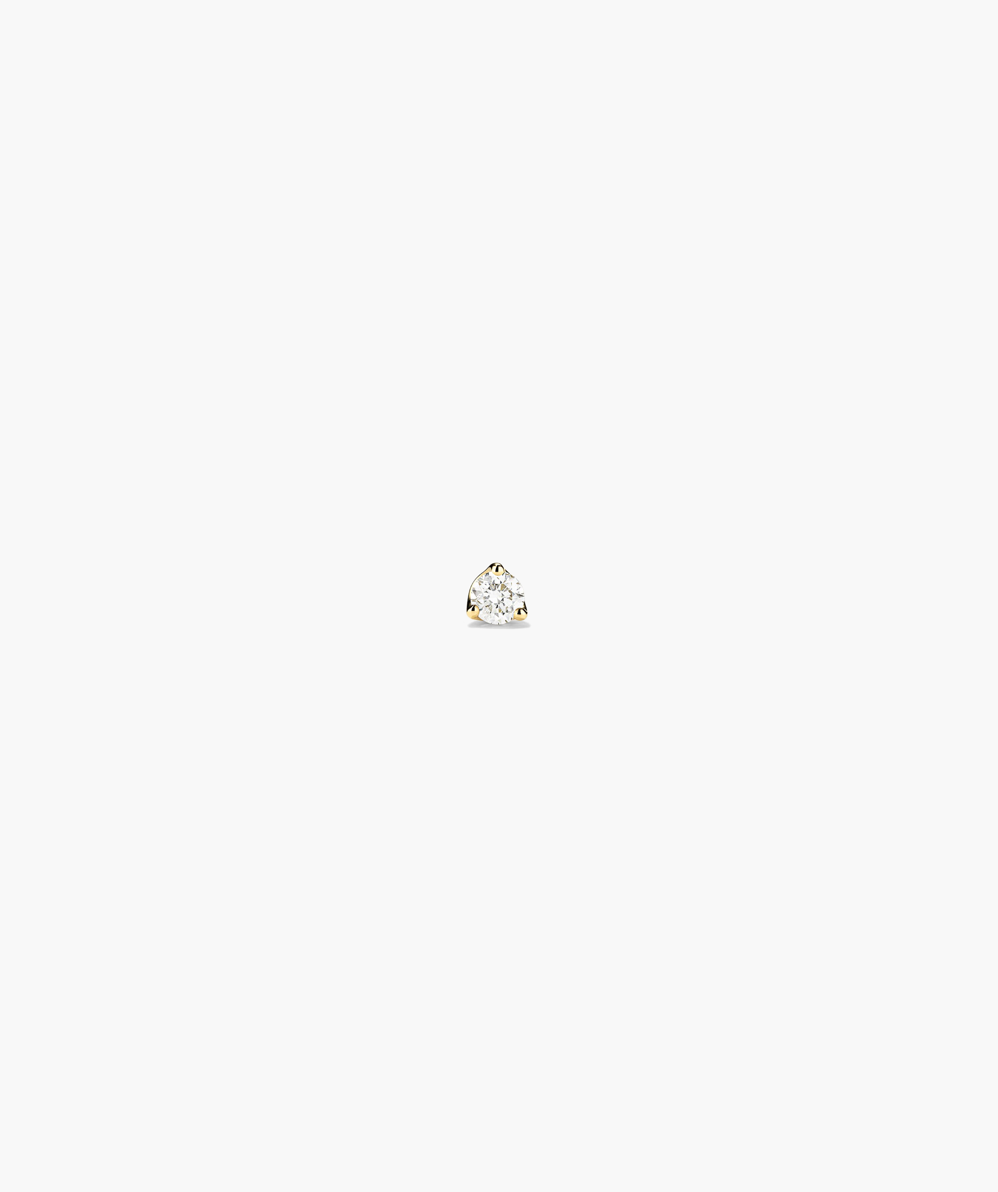 Piercing Studio - Single Diamond Mini Flat Back Stud