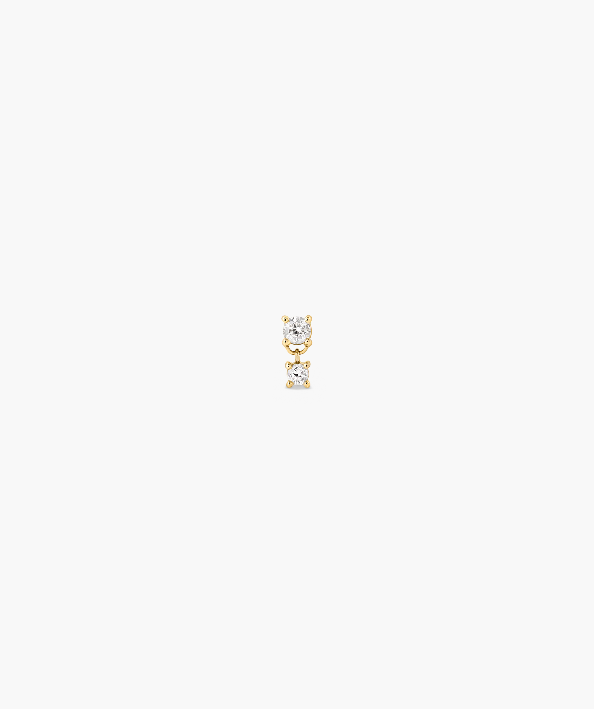 Piercing Studio - Single Diamond Droplet Stud