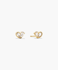 Two of Hearts Studs