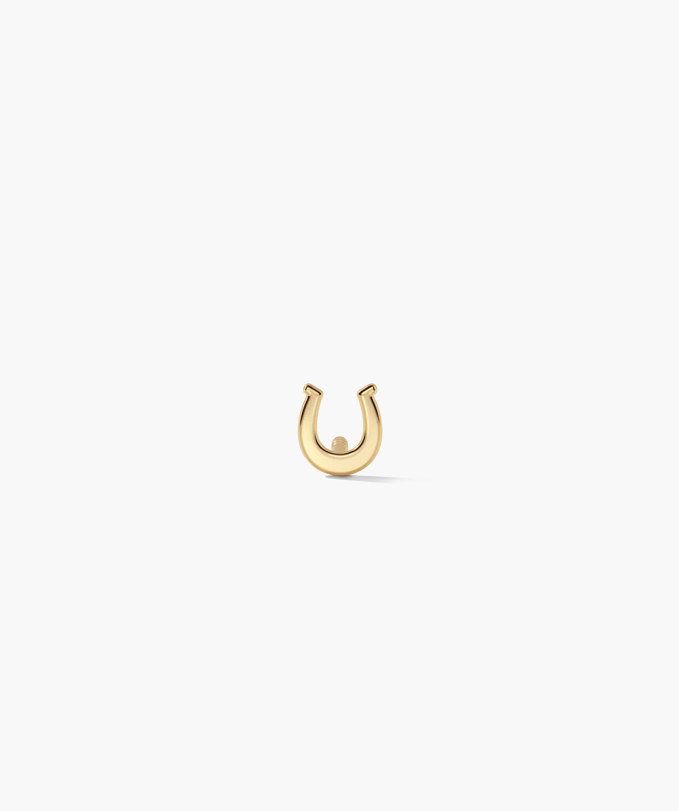 Single Horseshoe Stud