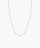 Lab Grown Sapphire Orbit Necklace