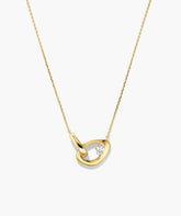 Organic Dôme Curve Gemstone Necklace