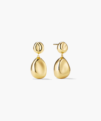 Organic Dôme Pebble Earrings