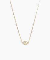 Pavé Diamond Evil Eye Necklace