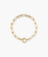 Paperclip Chain Charm Bracelet