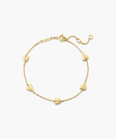 Puffy Heart Station Bracelet