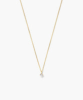 Round Lab Grown Sapphire Necklace