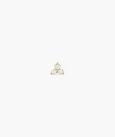 Single Diamond Lotus Stud