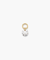 Swing Drilled Lab Grown Diamond Hoop Charm