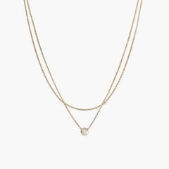 Layered Opal Necklace