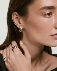 Dôme Brioche Mixed Metal Ring
