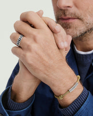 Colosseum Ring with inverted architectural designs, reflecting classic and organic shapes, embodying strength and refinement from the Charlotte Collection.
