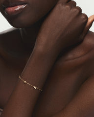 Puffy Heart Station Bracelet