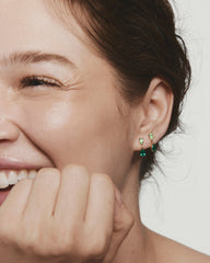 Ada Gemstone Drop Studs