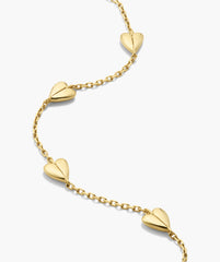 Puffy Heart Station Bracelet
