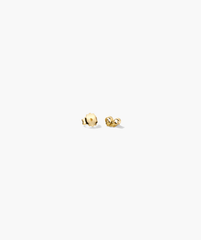 Gold-tone butterfly clasps for Gemstone Mini Studs, shown on a white background, designed to secure earrings in place.