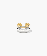 Single Duet Mixed Ear Cuff