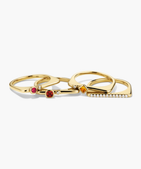 Pavé Puzzle Stacking Ring