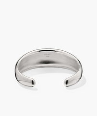 20mm Dôme Cuff Bracelet in 925 sterling silver, featuring a puffed design with a sleek finish.