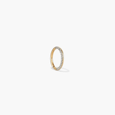 Single Cartilage Pavé Diamond Mini Hoop