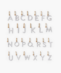 Diamond Letter Charm