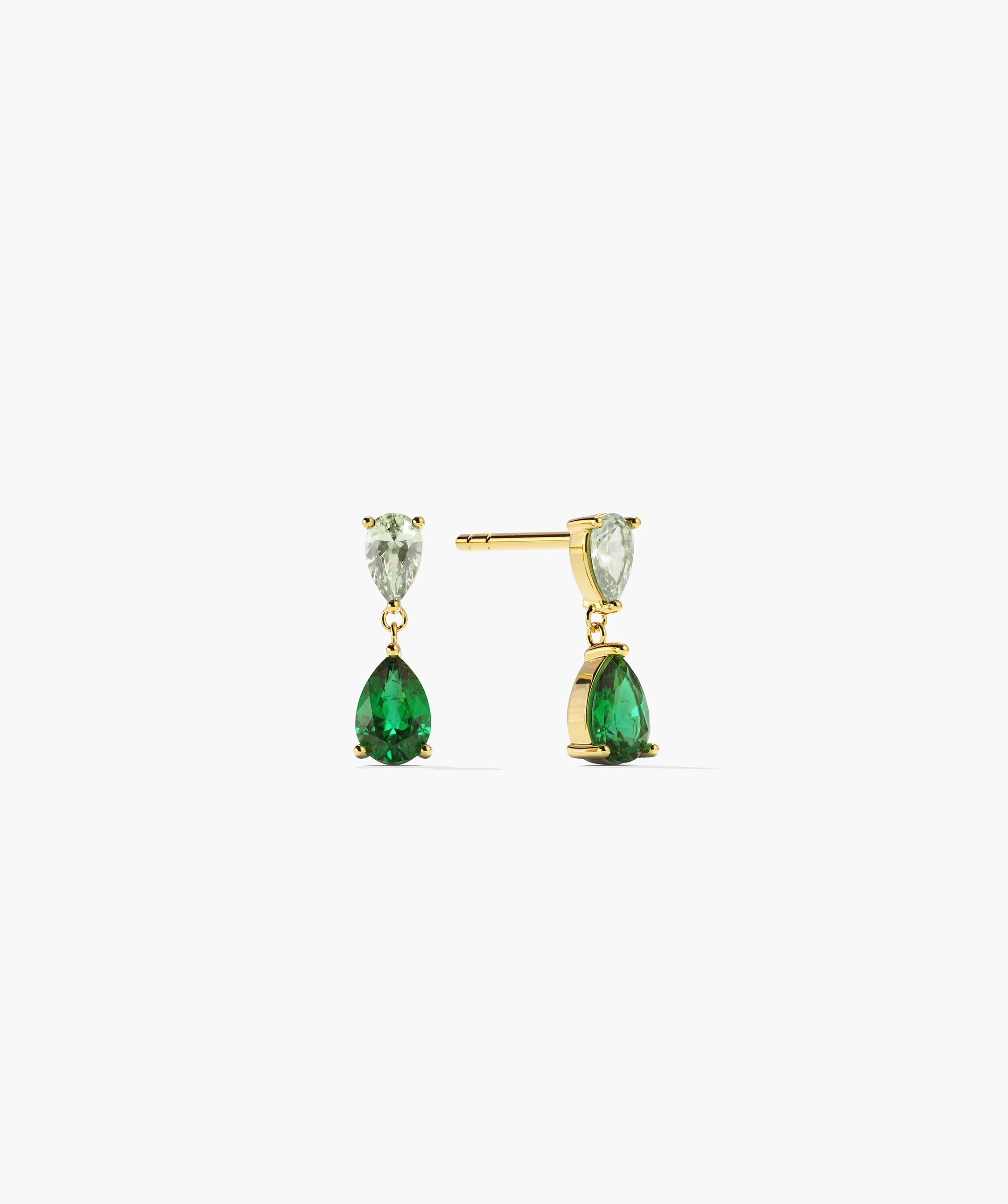 Ada Gemstone Drop Studs