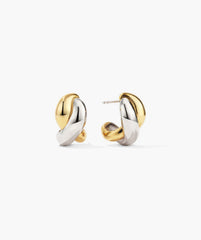 DÃ´me Brioche Mixed Metal Hoops