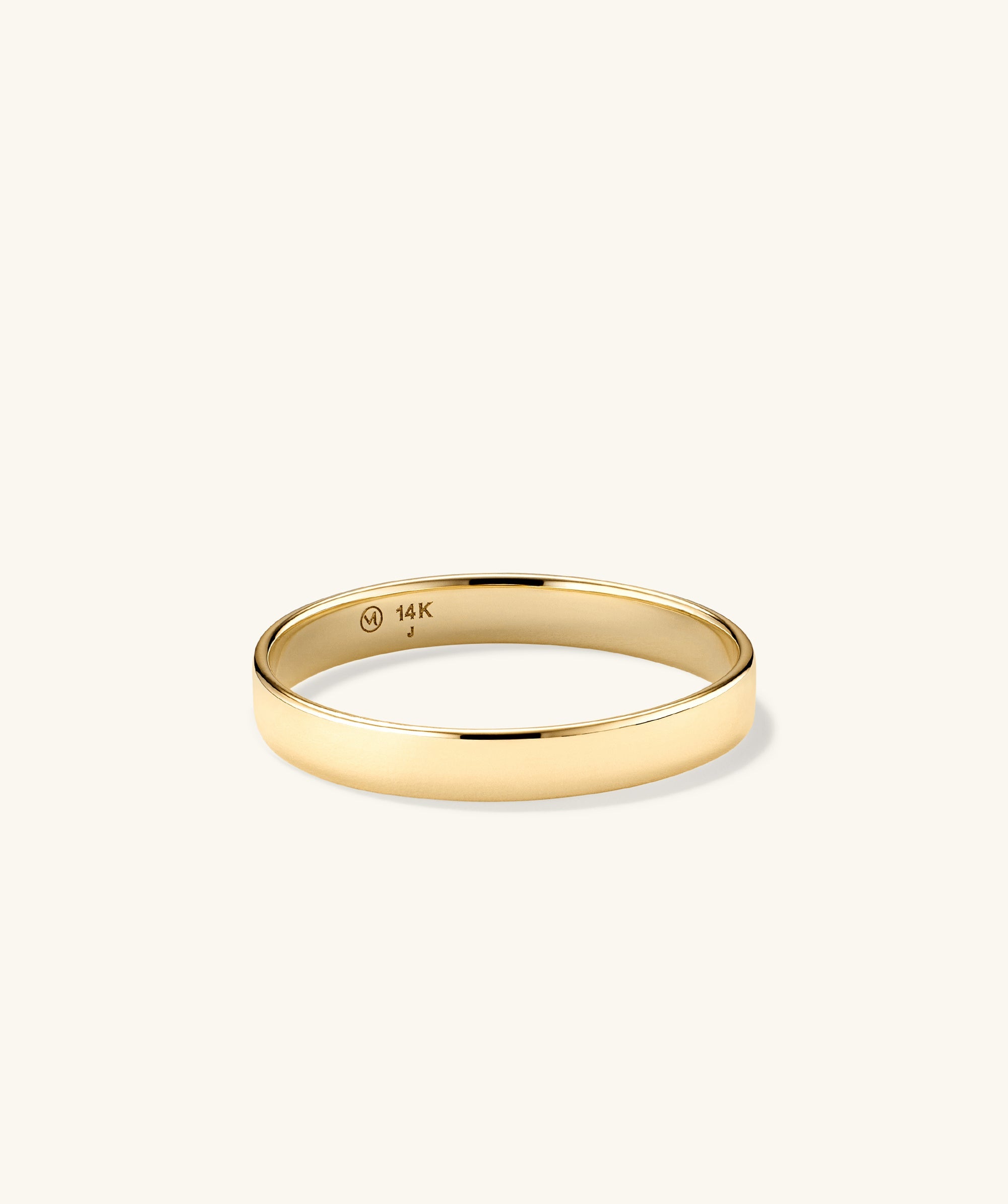 Bold Stacker: A sleek gold ring, versatile for everyday wear. Ideal for pairing with other Stacker rings for a stylish contrast.