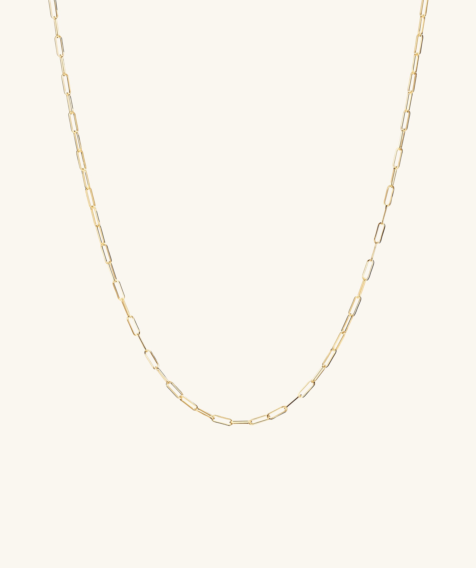 Boyfriend Bold Chain Necklace: A striking gold chain necklace, perfect for pairing with denim for a raw, loose, and bold everyday look.