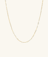 Boyfriend Bold Chain Necklace: A striking gold chain necklace, perfect for pairing with denim for a raw, loose, and bold everyday look.
