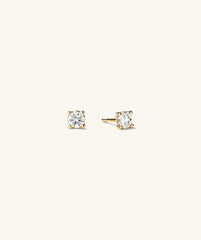 Lab Grown Diamond Round Studs 0.5 TCW feature sparkling, lab-grown diamonds set in 14k solid gold, offering ethical brilliance and value.