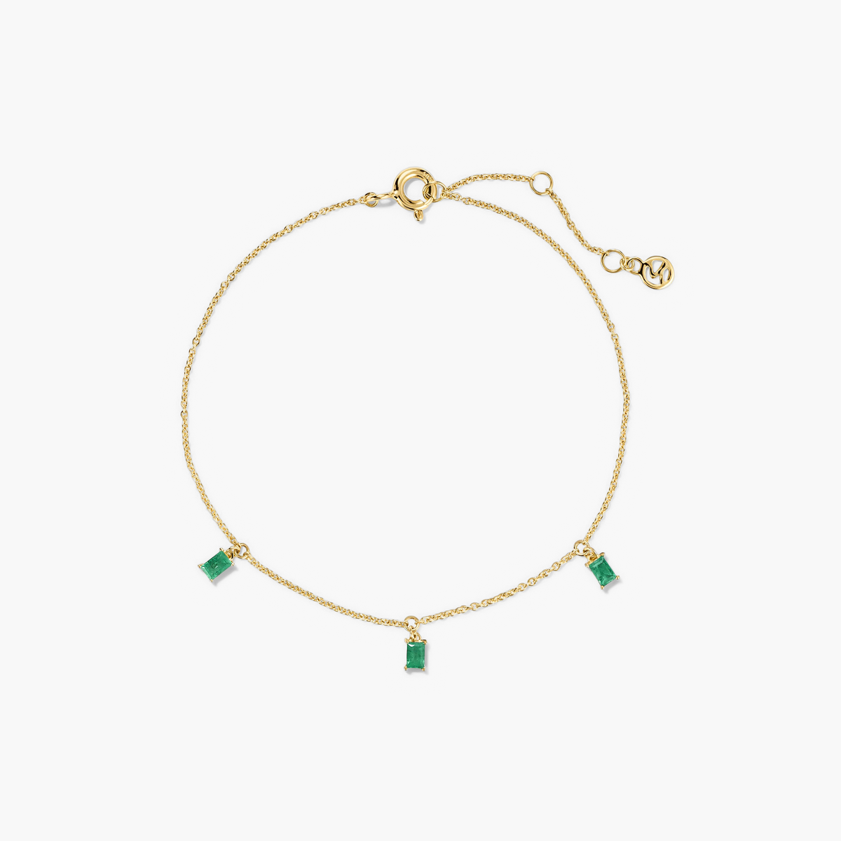 Baguette Gemstone Bracelet