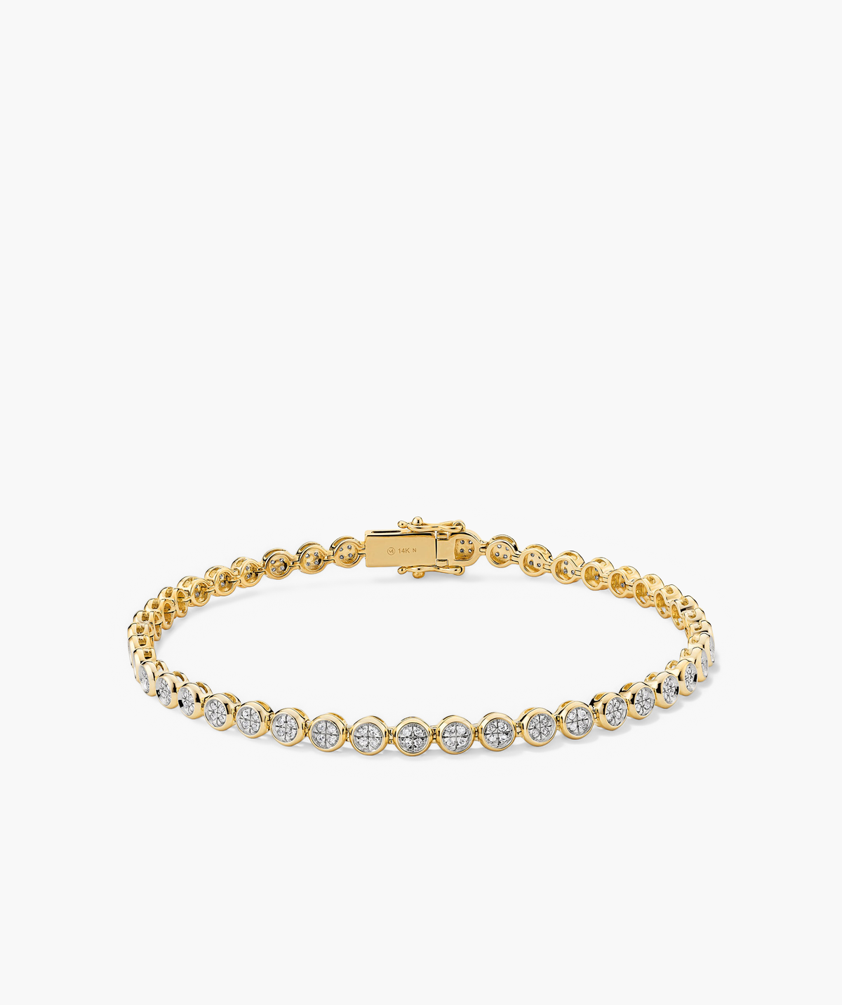 Micro-PavÃ© Diamond RiviÃ¨re Bracelet