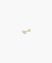 Single Celeste Lab Grown Diamond Triad Stud