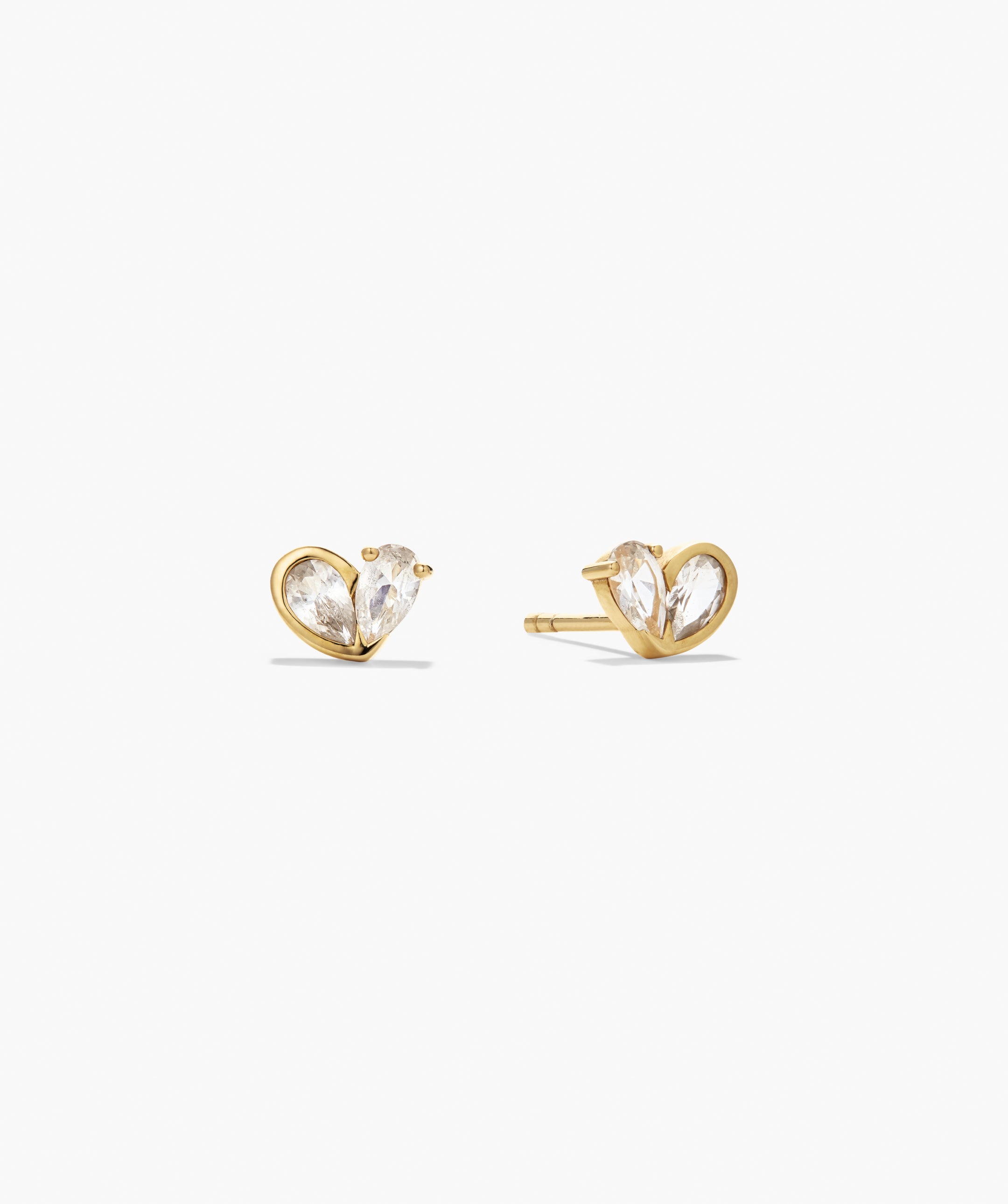 Two of Hearts Studs
