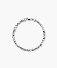 4mm Round Box Chain Bracelet