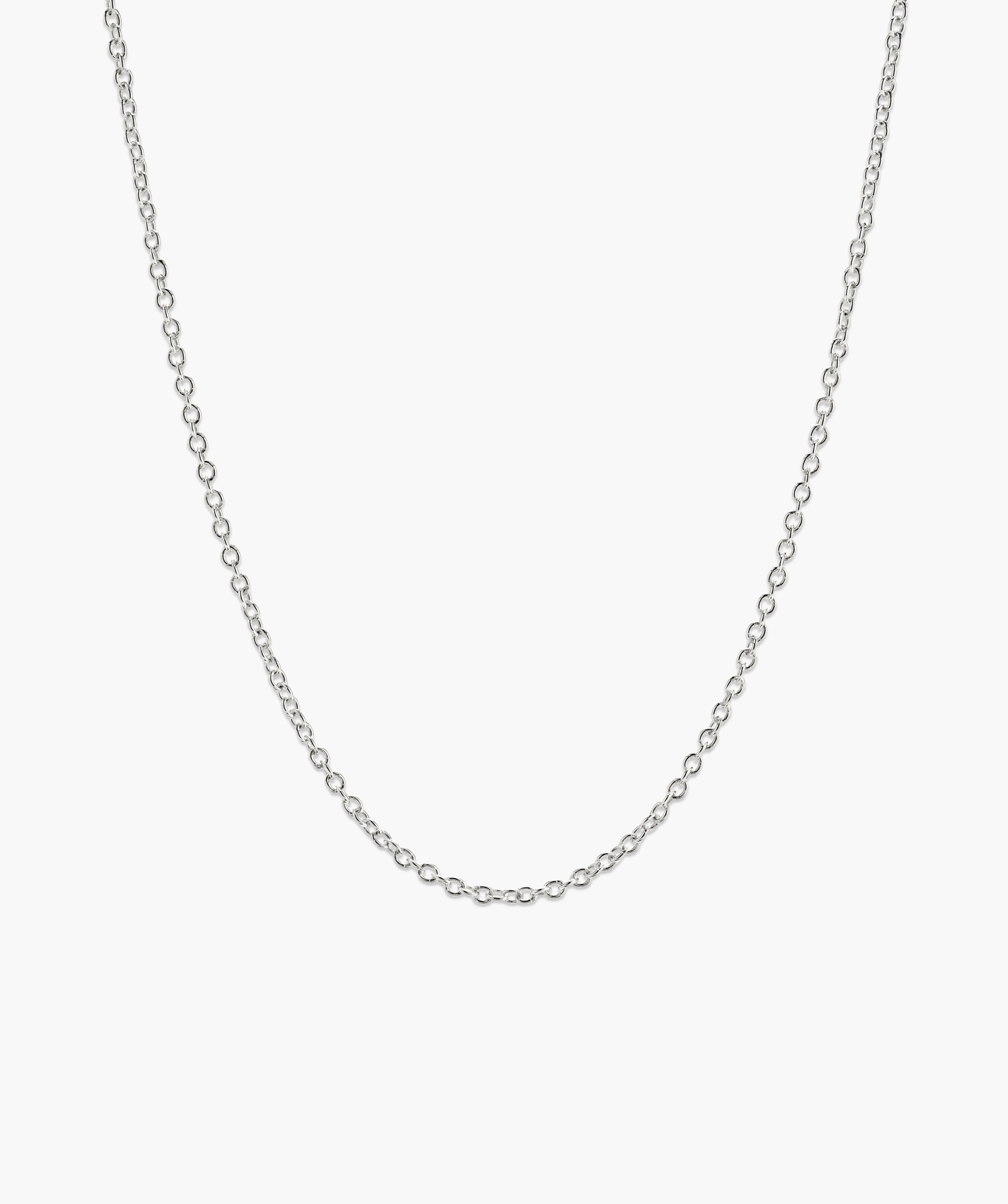 Cable Chain Necklace adorned with diamonds, perfect for timeless elegance and versatile style.