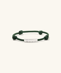 Colosseum Cord Bracelet showcasing a striking metal and cord design, part of the Charlotte collection, perfect for adventurous wear.