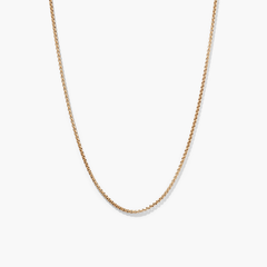 Round Box Chain Necklace