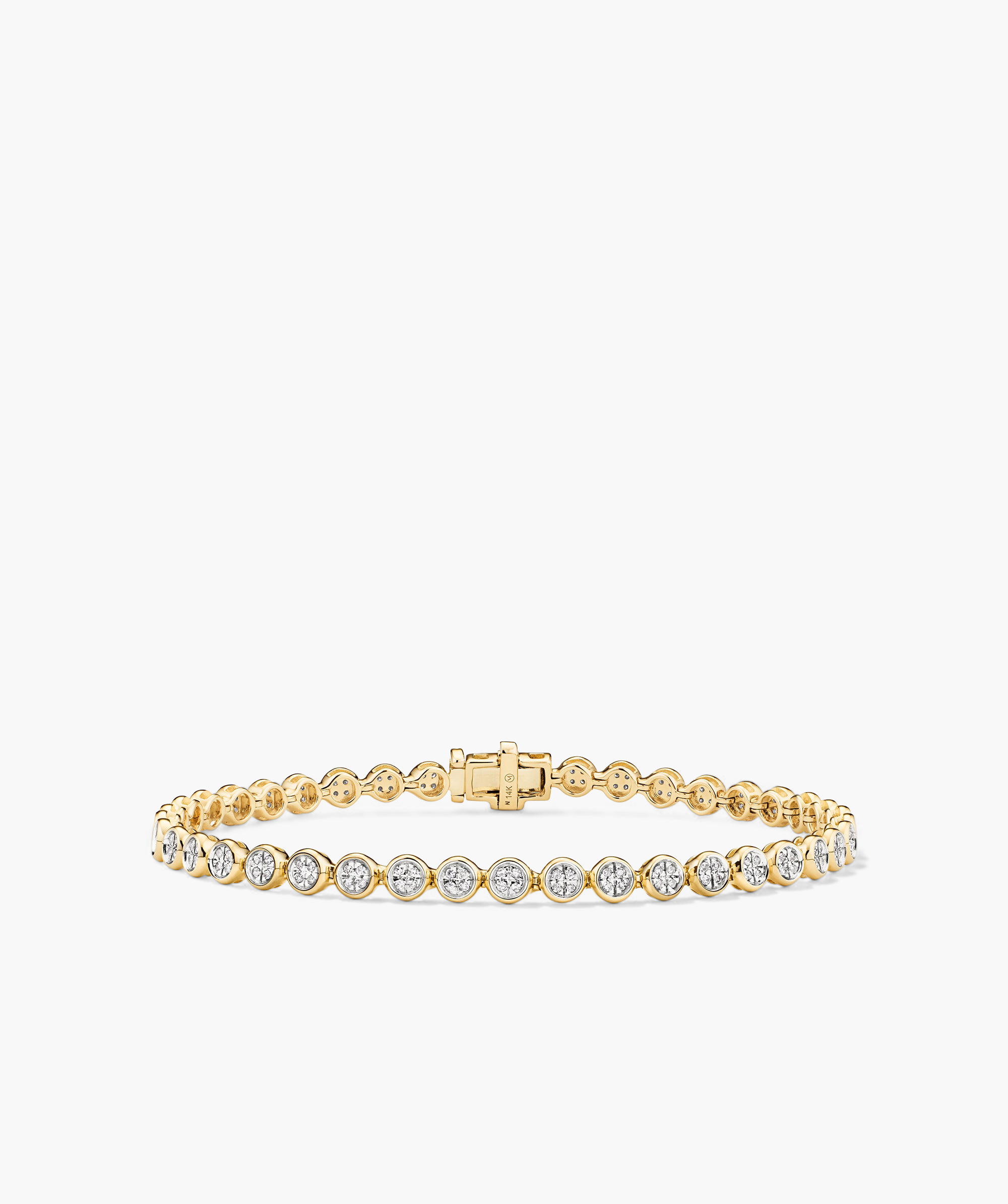 Micro-PavÃ© Diamond RiviÃ¨re Bracelet