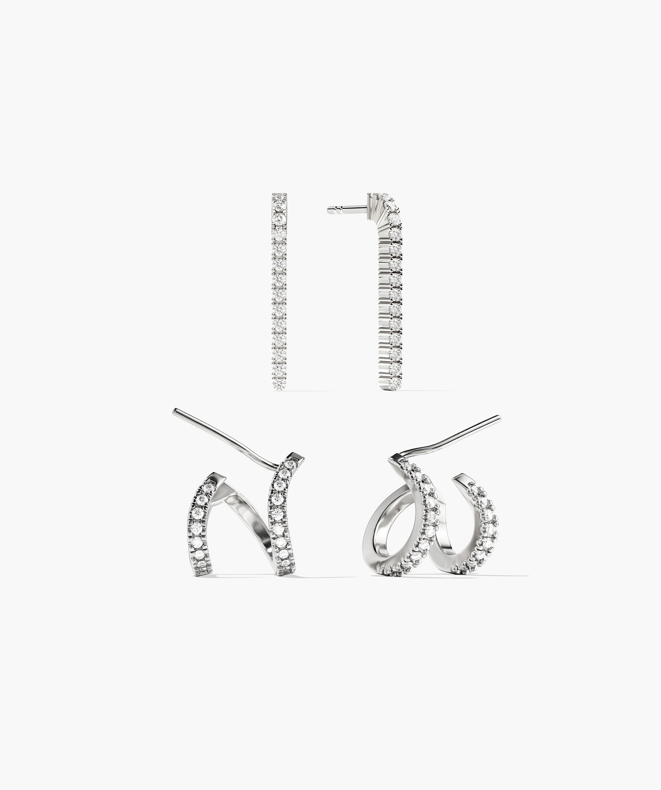 Tennis Earring Set