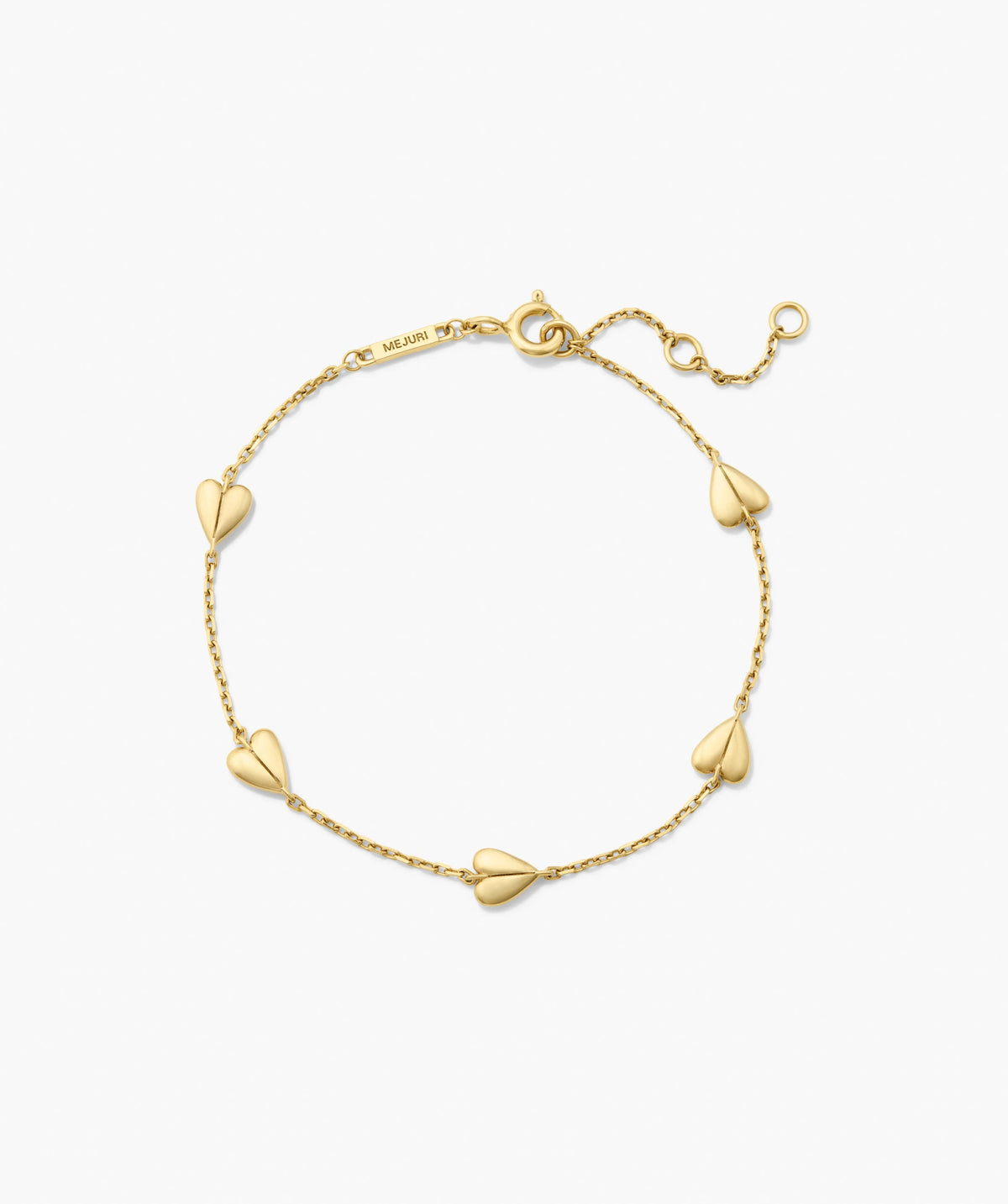 Puffy Heart Station Bracelet