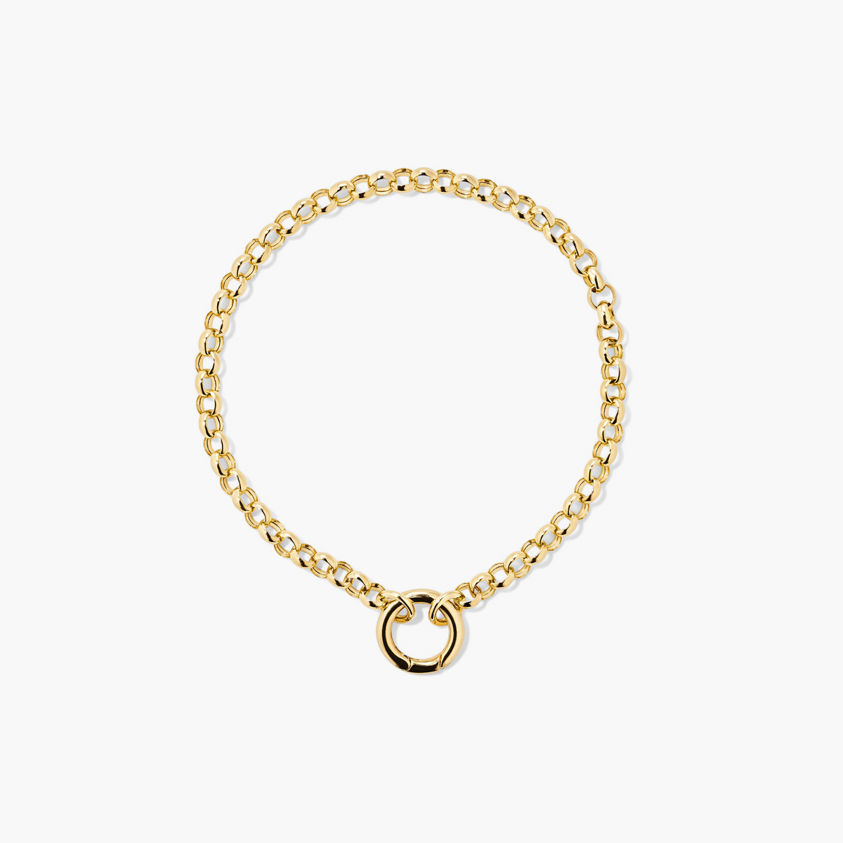 Rolo Chain Charm Bracelet