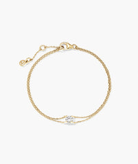 Round Lab Grown Sapphire Bracelet