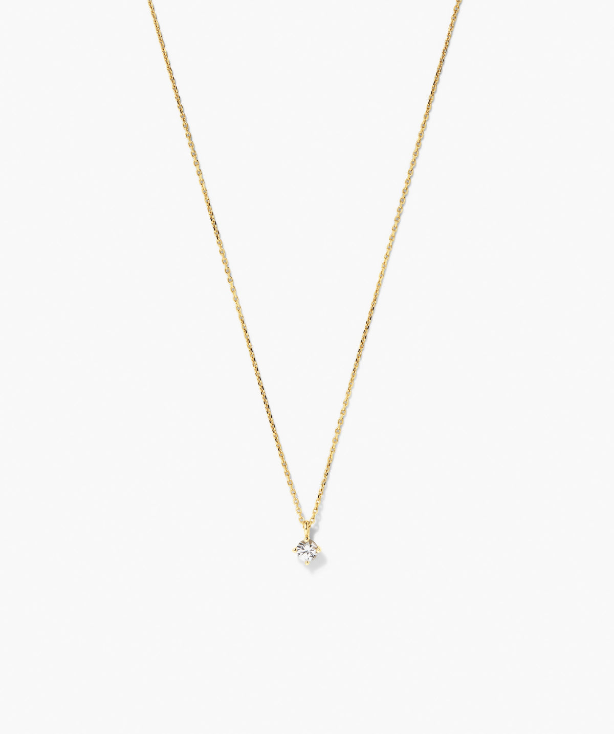 Round Lab Grown Sapphire Necklace
