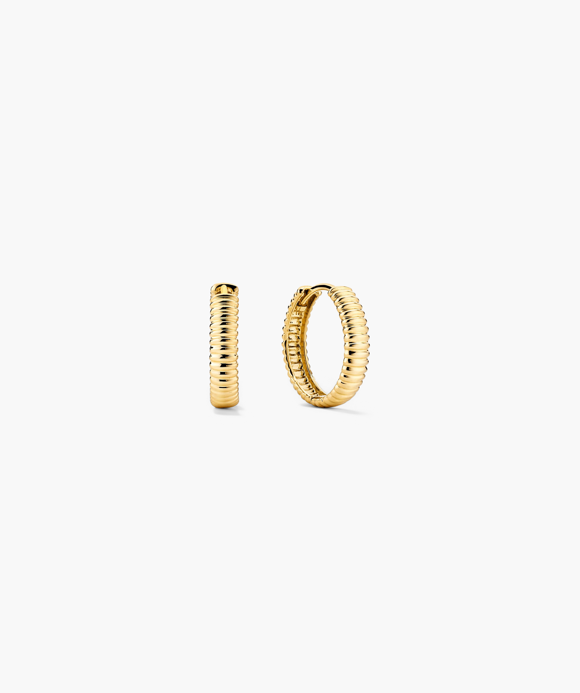Charlotte Textured Hoops