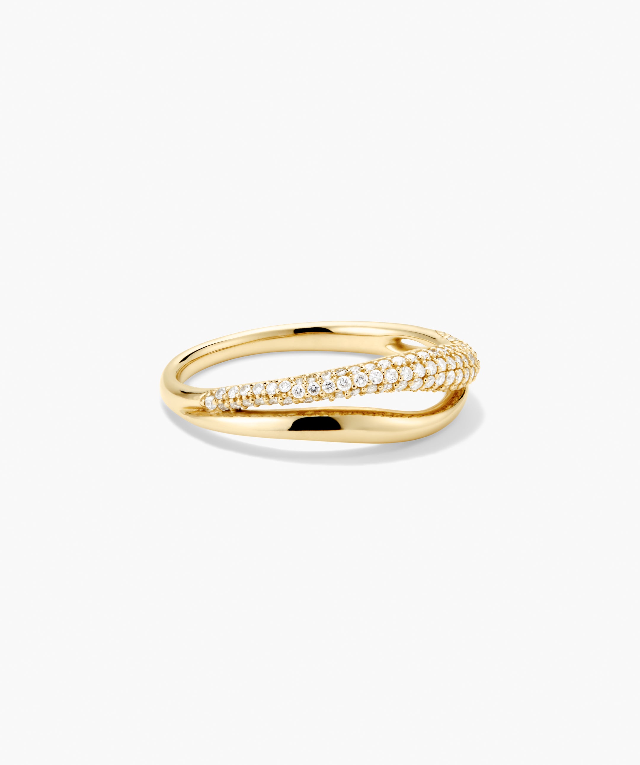 Open DÃ´me PavÃ© Ring