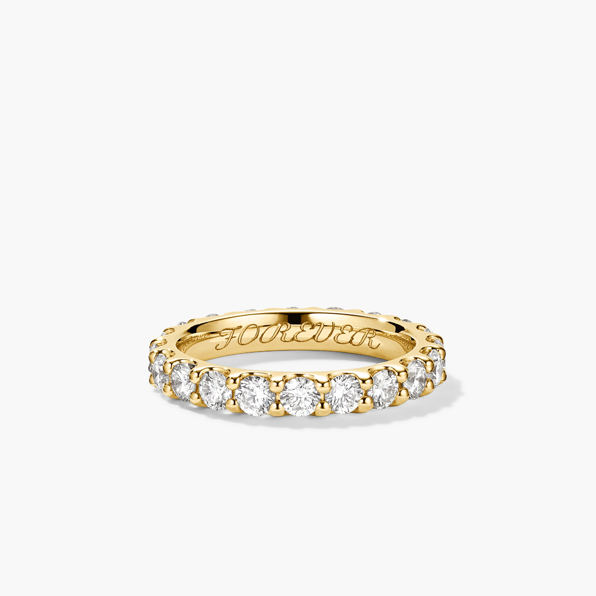3mm Bold Diamond Eternity Band